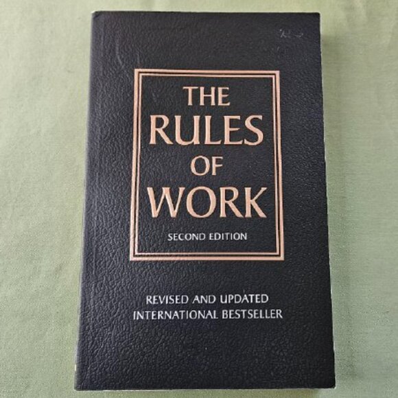 The Rules‎ of Work Second Edition Revised Richard Templar Paperback Book SIGNED - Picture 1 of 11